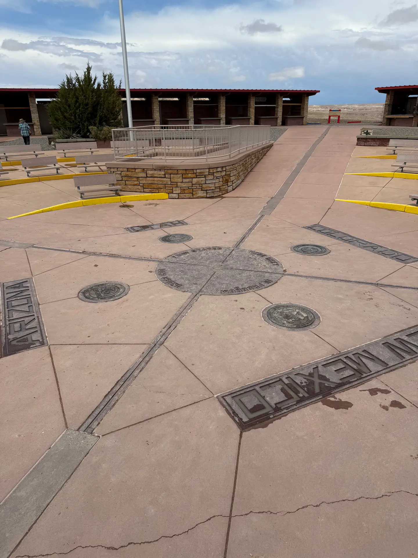 Monumento dei 4 stati (Utah, Colorado, Arizona e New Mexico)