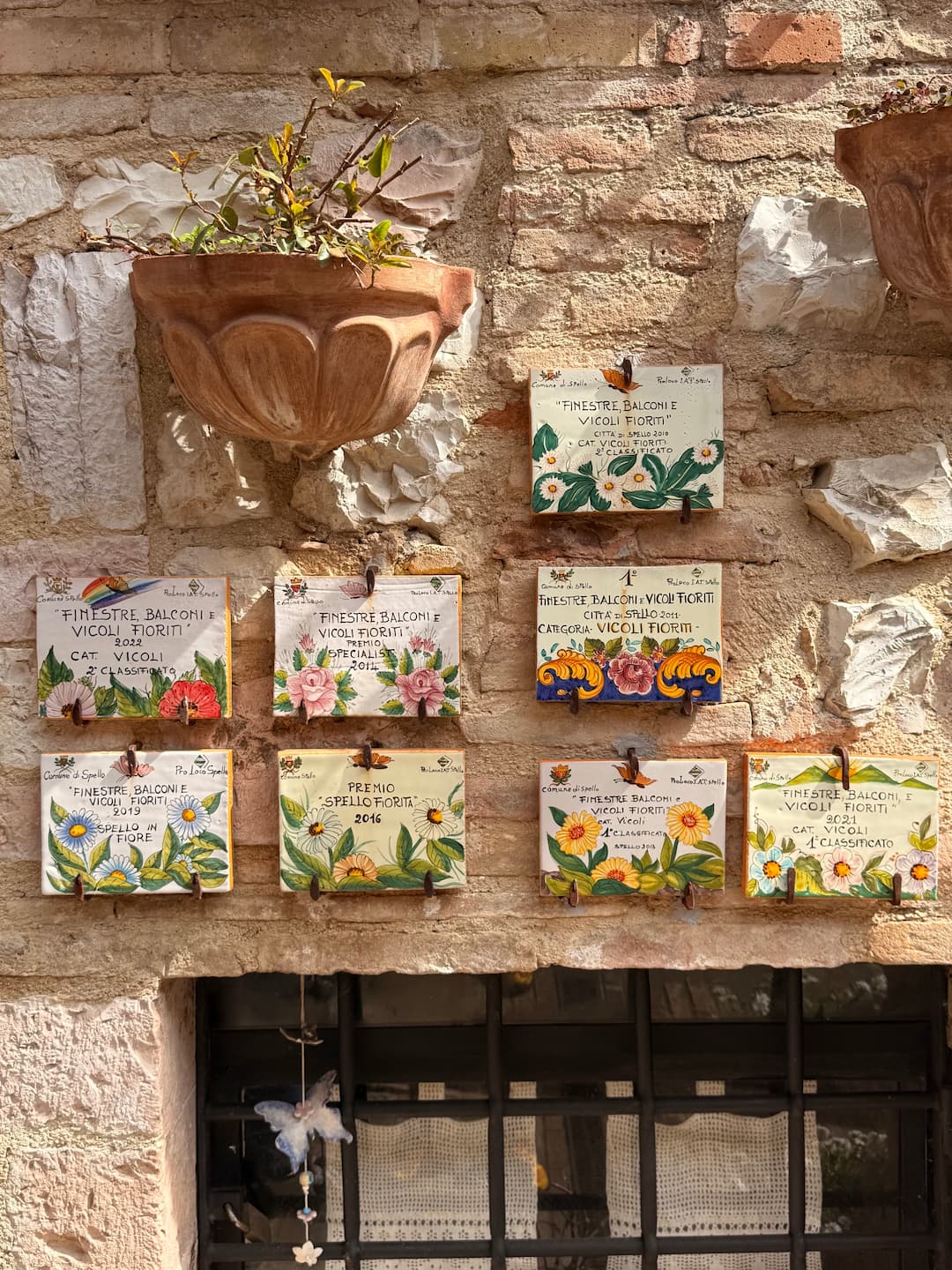 I riconoscimenti Finestre, Balconi e Vicoli fioriti a Spello